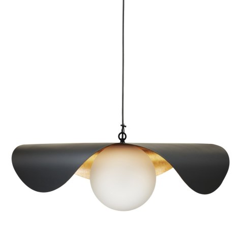 Lampa wisząca ENZO czarno złota 80 cm Lampa wisząca ENZO czarno złota 80 cm