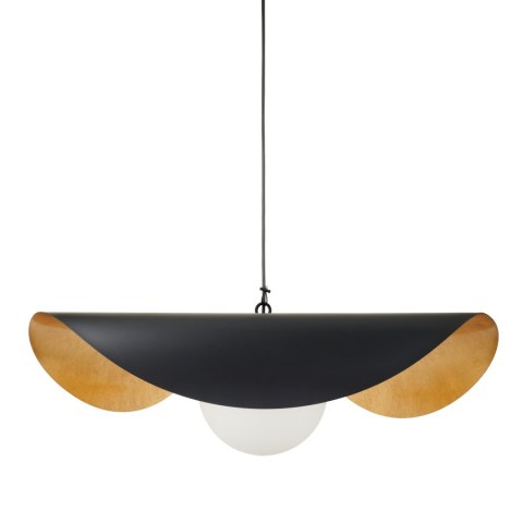 Lampa wisząca ENZO czarno złota 80 cm Lampa wisząca ENZO czarno złota 80 cm