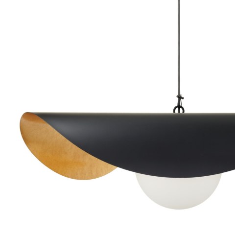 Lampa wisząca ENZO czarno złota 80 cm Lampa wisząca ENZO czarno złota 80 cm