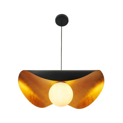 Lampa wisząca ENZO czarno złota 80 cm Lampa wisząca ENZO czarno złota 80 cm