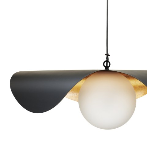 Lampa wisząca ENZO czarno złota 80 cm Lampa wisząca ENZO czarno złota 80 cm