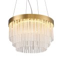 Lampa wisząca GLORIA LED kryształowa złota 40 cm