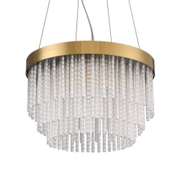 Lampa wisząca GLORIA LED kryształowa złota 40 cm