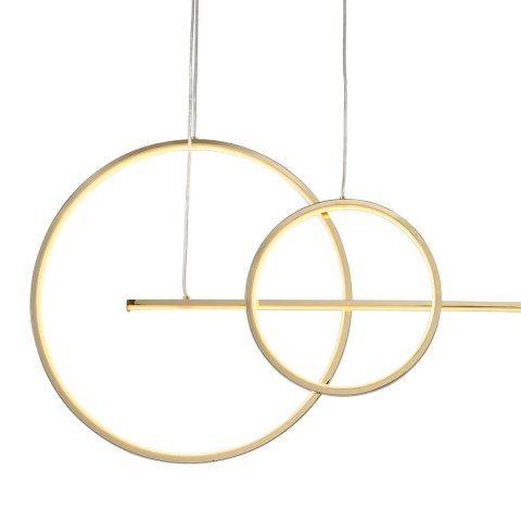 Lampa wisząca NEW AGE LED złoty 120 cm Lampa wisząca NEW AGE LED złoty 120 cm