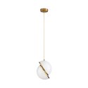 Lampa wisząca ORBITA biało złota 20 cm