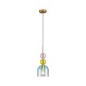 Lampa wisząca PASTELLO BLUE kolorowa 15 cm