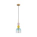 Lampa wisząca PASTELLO BLUE kolorowa 15 cm