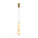 Lampa wisząca PERLA LED złota 12 cm