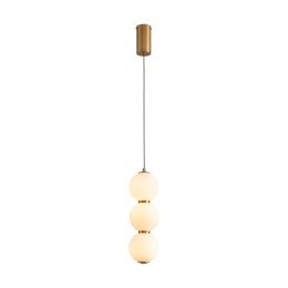 Lampa wisząca PERLA LED złota 12 cm