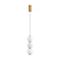Lampa wisząca PERLA LED złota 12 cm