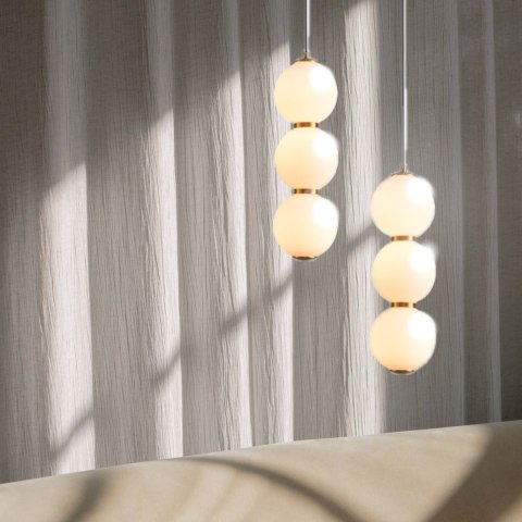 Lampa wisząca PERLA LED złota 12 cm Lampa wisząca PERLA LED złota 12 cm