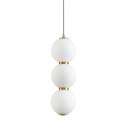 Lampa wisząca PERLA LED złota 12 cm