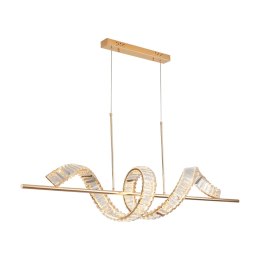 Lampa wisząca RITZ LED złota 150 cm