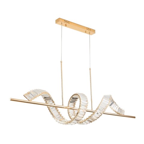 Lampa wisząca RITZ LED złota 150 cm Lampa wisząca RITZ LED złota 150 cm
