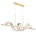 Lampa wisząca RITZ LED złota 150 cm