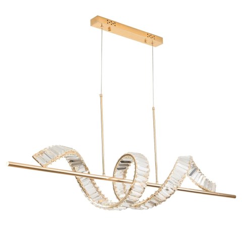 Lampa wisząca RITZ LED złota 150 cm Lampa wisząca RITZ LED złota 150 cm