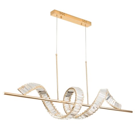 Lampa wisząca RITZ LED złota 150 cm Lampa wisząca RITZ LED złota 150 cm