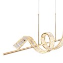 Lampa wisząca RITZ LED złota 150 cm