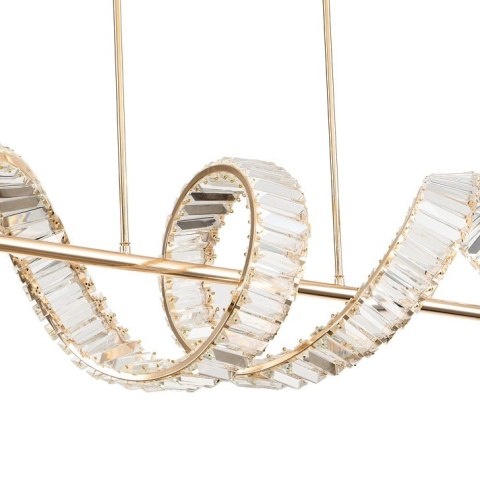 Lampa wisząca RITZ LED złota 150 cm Lampa wisząca RITZ LED złota 150 cm