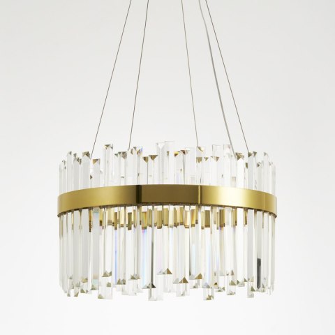 Lampa wisząca ROYAL LED kryształowa złota 50 cm Lampa wisząca ROYAL LED kryształowa złota 50 cm