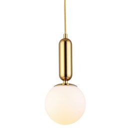 Lampa wisząca UNO złota połysk 20 cm