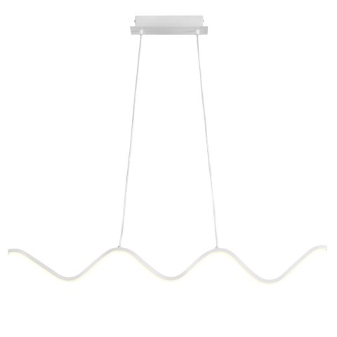 Lampa wisząca ZIGZAG LED biała 90 cm Lampa wisząca ZIGZAG LED biała 90 cm