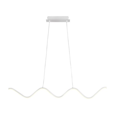 Lampa wisząca ZIGZAG LED biała 90 cm Lampa wisząca ZIGZAG LED biała 90 cm