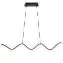 Lampa wisząca ZIGZAG LED czarna 90 cm