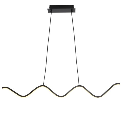 Lampa wisząca ZIGZAG LED czarna 90 cm Lampa wisząca ZIGZAG LED czarna 90 cm