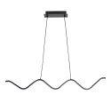 Lampa wisząca ZIGZAG LED czarna 90 cm