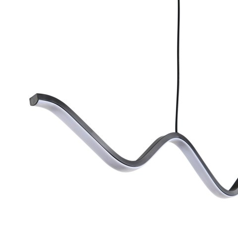 Lampa wisząca ZIGZAG LED czarna 90 cm Lampa wisząca ZIGZAG LED czarna 90 cm