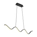 Lampa wisząca ZIGZAG LED czarna 90 cm