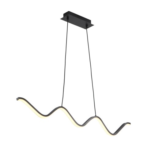 Lampa wisząca ZIGZAG LED czarna 90 cm Lampa wisząca ZIGZAG LED czarna 90 cm