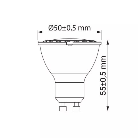 ORO-GU10-HERA-8W-II-BZ ŻARÓWKA ORO-GU10-HERA-8W-II-BZ ŻARÓWKA