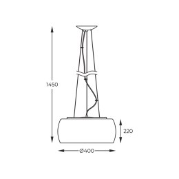 P0076-05L-F4FZ CRYSTAL LAMPA WISZĄCA