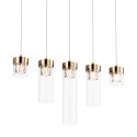 P0389-05E-F7AC GEM LAMPA WISZĄCA ZŁOTA/GOLD