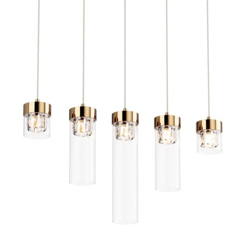 P0389-05E-F7AC GEM LAMPA WISZĄCA ZŁOTA/GOLD P0389-05E-F7AC GEM LAMPA WISZĄCA ZŁOTA/GOLD