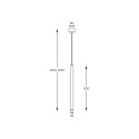 P0461-01A-F4F4 LOYA LAMPA WISZĄCA CHROME