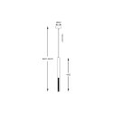 P0461-01E-F4F4 ONE LAMPA WISZĄCA CHROME
