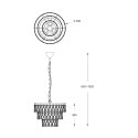 P0480-04A-F4D7 ANZIO LAMPA WISZĄCA