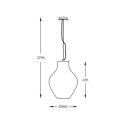 P19066A-D38 BRESSO LAMPA WISZĄCA