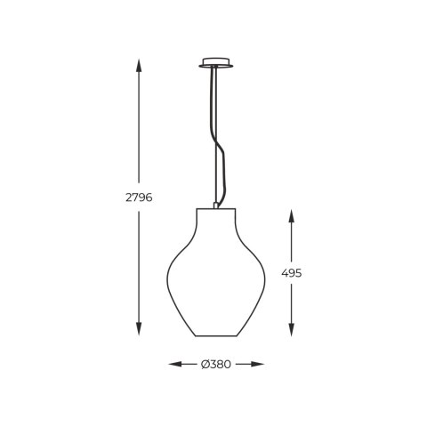 P19066A-D38 BRESSO LAMPA WISZĄCA P19066A-D38 BRESSO LAMPA WISZĄCA