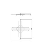 PL99829-6 CROSS LAMPA SUFITOWA