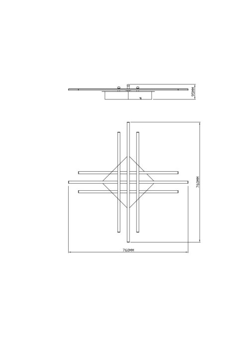 PL99829-6 CROSS LAMPA SUFITOWA PL99829-6 CROSS LAMPA SUFITOWA