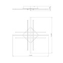 PL99829-6 CROSS LAMPA SUFITOWA
