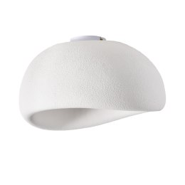 Plafon sufitowy STONE biały 40 cm