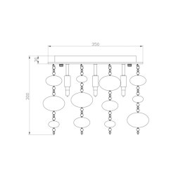 RLX92175-5 ELLI LAMPA SUFITOWA
