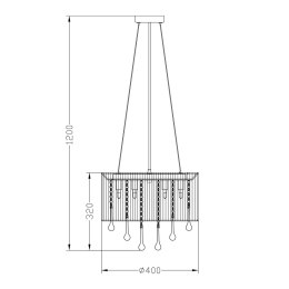 RLD92174-8B VERONA LAMPA WISZĄCA