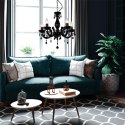 RLD94016-5B MAGNOLIA LAMPA WISZĄCA CZARNA/BLACK