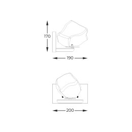 W0488-01A-U8AC ROCK KINKIET